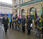 The Standards waiting to march on